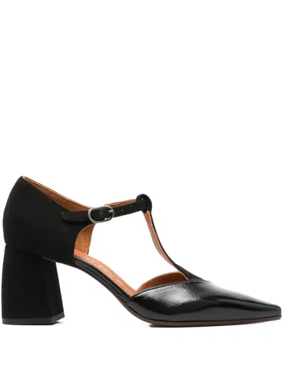 Chie Mihara 70mm T-bar Block-heel Pumps In Black