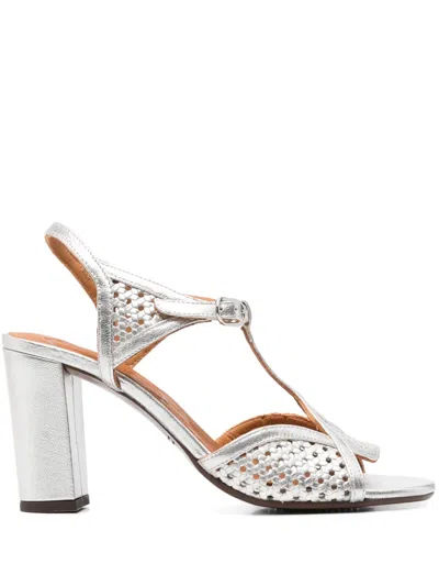 Chie Mihara 75mm Bessy Sandals In Silver
