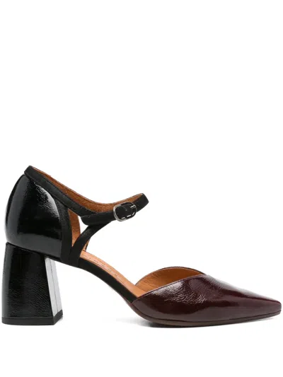 Chie Mihara 75mm Block-heel Ankle-strap Pumps In Red