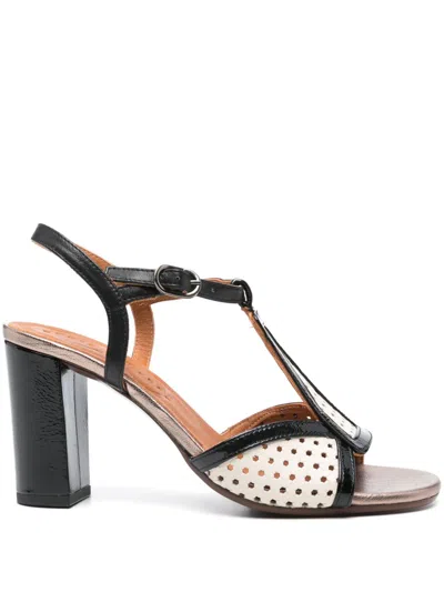 Chie Mihara 80mm Be Chill Sandals In 黑色