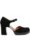 Chie Mihara 80mm Demin Pumps In Black