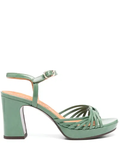 Chie Mihara 80mm Keske Sandals In Green