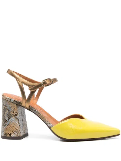 Chie Mihara 80mm Luyle Pumps In 黄色