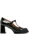 Chie Mihara 80mm T-bar Block-heel Pumps