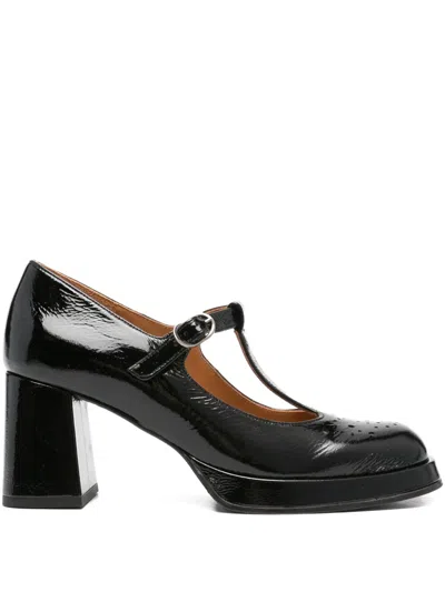Chie Mihara 80mm T-bar Block-heel Pumps