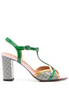 Chie Mihara Woman Sandals Green Size 6 Leather In Green