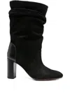 Chie Mihara 85mm Calf-leather Boots In Black