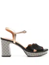 Chie Mihara 85mm Kelis Sandals In Black