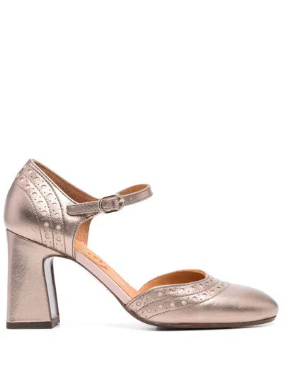 Chie Mihara 85mm Manyata Pumps In Metallic