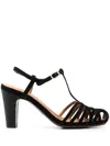 Chie Mihara 90mm Caged-design Sandals In Black