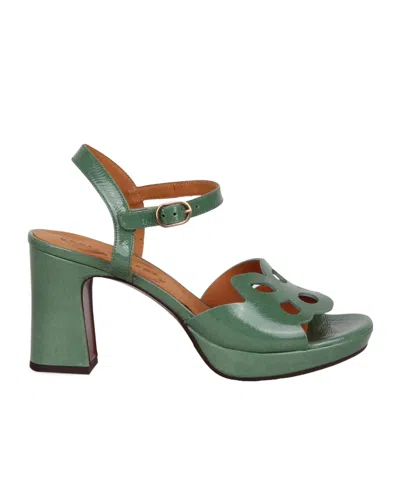 Chie Mihara 90mm Kemada Sandals In Green