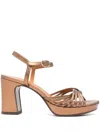 Chie Mihara 90mm Keske Sandals In Braun
