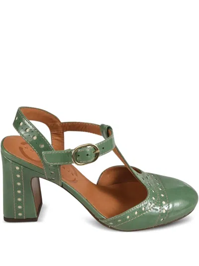 Chie Mihara 90mm Mira Pumps In Green