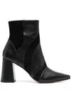 Chie Mihara Woman Ankle Boots Black Size 8 Leather In Black