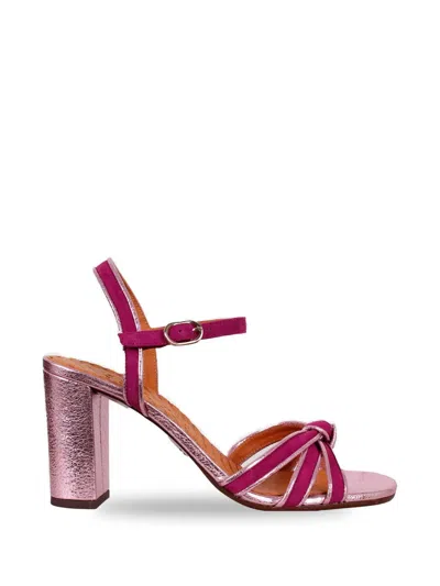 Chie Mihara Ballah Knotted Strap Sandals In Pink