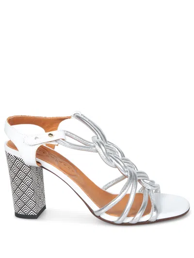 Chie Mihara Bane46 Silver Sandals In Grey