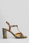 Chie Mihara Bejo Sandals In Brown Leather In Brown