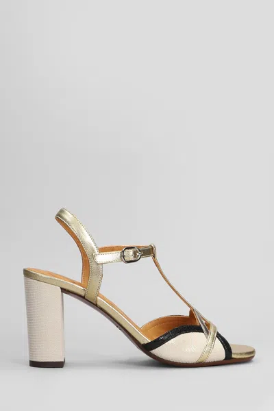 Chie Mihara Bejo Sandals In Gold Leather
