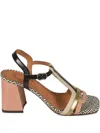 Chie Mihara Block-heel Geometric-pattern Sandals