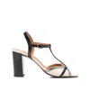 Chie Mihara T-strap Block-heel Sandals In Black