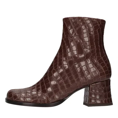 Chie Mihara Boots In Burgundy