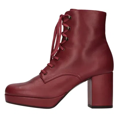 Chie Mihara Boots In Rosso Vivaci