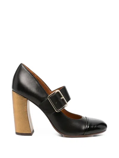 Chie Mihara Buckle-fastening Leather Pumps In Black