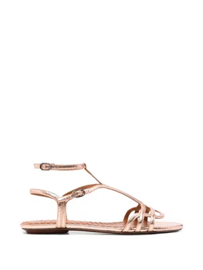 Chie Mihara Buckle-fastening Sandals In Gold