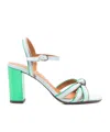 Chie Mihara Chunky High-heeled Sandals In Green