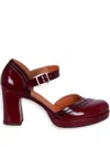 Chie Mihara Dagne Sucre Platform Strap Pumps In Brown