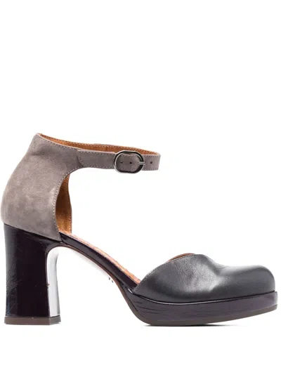 Chie Mihara Damaho 85mm Leopard-print Pumps In Violett
