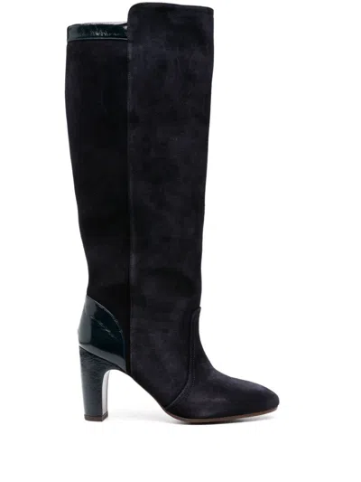 Chie Mihara Eryan 90mm Suede Boots In Blue