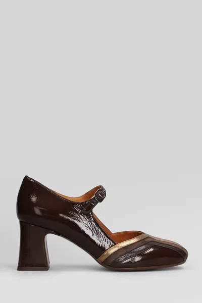 Chie Mihara Feva Pumps In Brown Leather