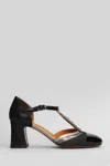 Chie Mihara Filly Pumps In Black Leather In Black