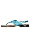 Chie Mihara Flat Shoes Clear Blue