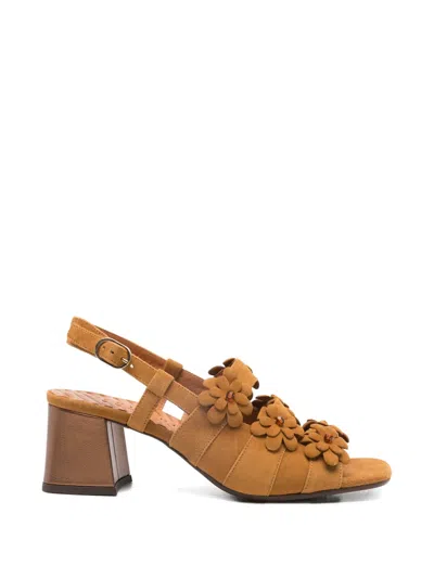 Chie Mihara Floral Lely Sandals In Brown