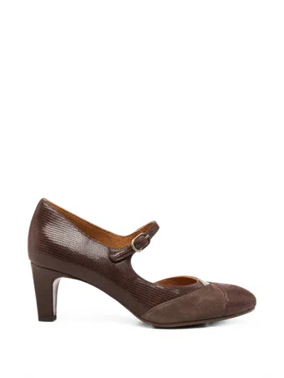 Chie Mihara Fyasa Lizard-effect Leather Pumps In Brown