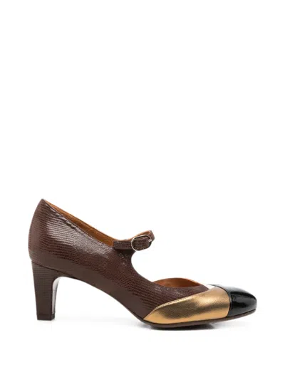 Chie Mihara Fyasa Mary Jane Round-toe Pumps In Brown