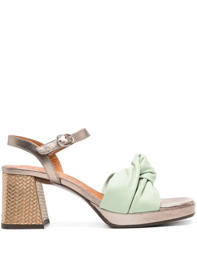 Chie Mihara Gelia 55mm Leather Sandals In Green
