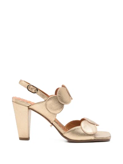 Chie Mihara 서클 스트랩 샌들 In Gold