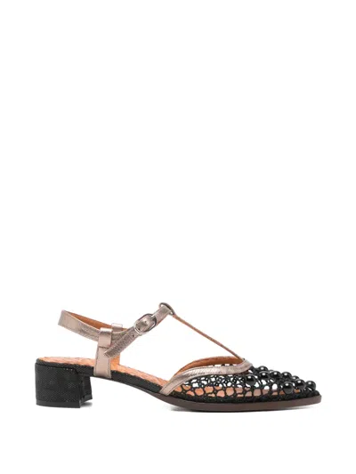 Chie Mihara Hagila Beaded Heeled Pumps In Black