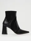 Chie Mihara Woman Ankle Boots Black Size 8 Leather In Black