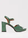 Chie Mihara 90mm Kemada Sandals In Green