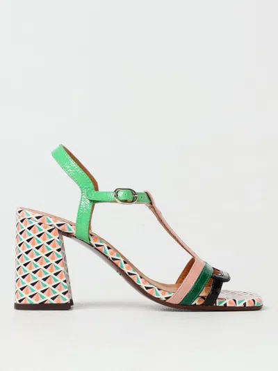 Chie Mihara Heeled Sandals  Woman Color Mint In Multicolour