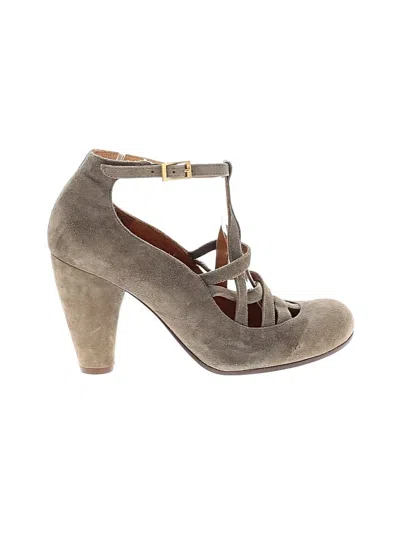 Pre-owned Chie Mihara Heels In Gray