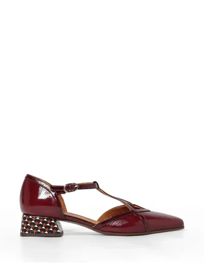 CHIE MIHARA HIDROW PATTERNED-HEEL PUMPS