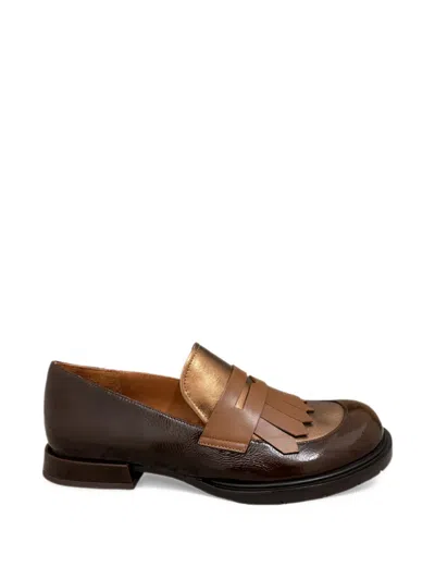 Chie Mihara Jeluse Fringe-detail Loafers In Brown
