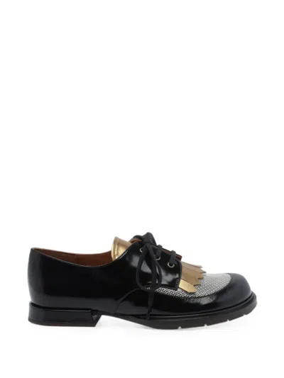 Chie Mihara Jeripa Fringed Loafers In Black