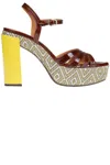 Chie Mihara 120mm Junni Sandals In Multi