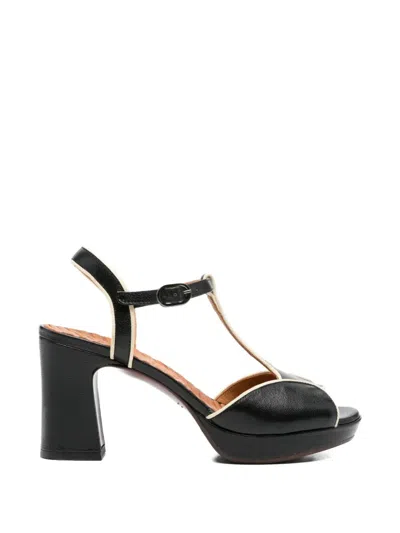 Chie Mihara Keduni T-bar Platform Sandals In Black